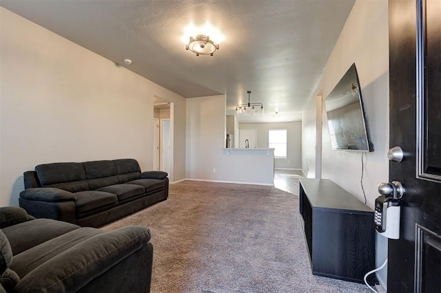 1621 Tumbleweed Way, El Reno, OK 73036 - carpeted living area featuring baseboards