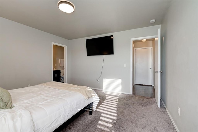 1621 Tumbleweed Way, El Reno, OK 73036 - bedroom featuring carpet floors and ensuite bath