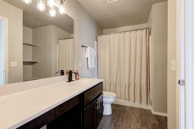 1621 Tumbleweed Way, El Reno, OK 73036 - bathroom with wood finished floors and vanity