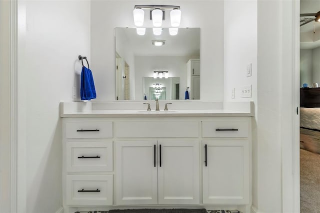 2666 Legacy Pl, Shawnee, OK 74804 - ensuite bathroom featuring vanity and a ceiling fan