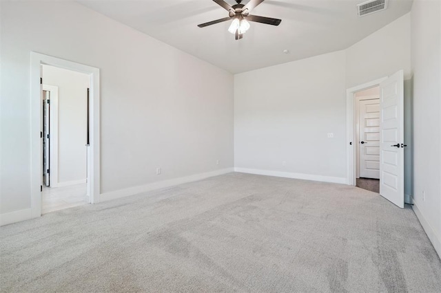 2316 Dixie Dr, Blanchard, OK 73010 - carpeted empty room featuring a ceiling fan and baseboards