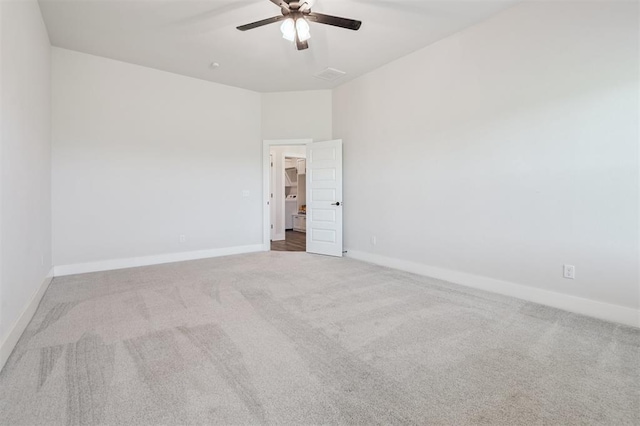 2316 Dixie Dr, Blanchard, OK 73010 - spare room featuring carpet floors and ceiling fan