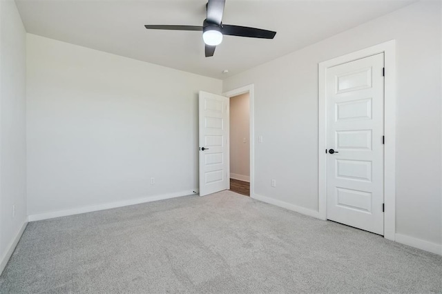 2316 Dixie Dr, Blanchard, OK 73010 - unfurnished bedroom featuring carpet flooring and a ceiling fan