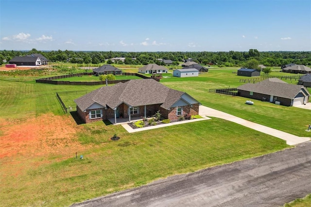 2316 Dixie Dr, Blanchard, OK 73010 - aerial perspective of suburban area