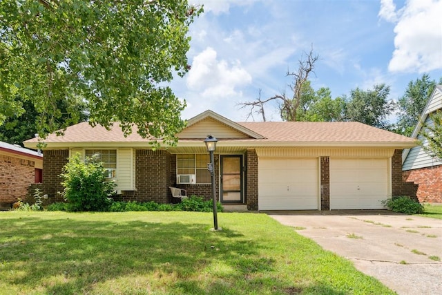 720 NW 16th St, Moore, OK 73160 - single story home with a garage, brick siding, and concrete driveway