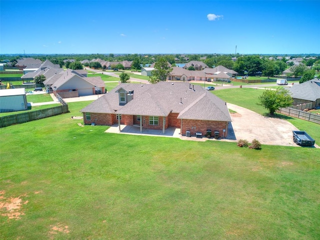 4813 SE 28th St, Oklahoma City, OK 73165 - aerial perspective of suburban area