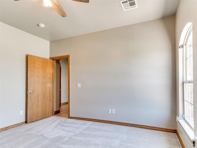 4813 SE 28th St, Oklahoma City, OK 73165 - spare room featuring carpet and ceiling fan