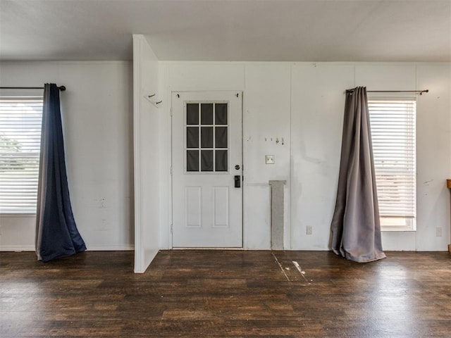 27795 N 2880th Rd, Kingfisher, OK 73750 - foyer featuring wood finished floors and plenty of natural light