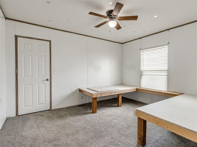27795 N 2880th Rd, Kingfisher, OK 73750 - unfurnished office featuring carpet and ceiling fan