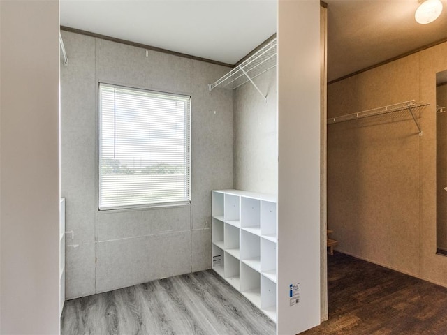 27795 N 2880th Rd, Kingfisher, OK 73750 - spacious closet featuring wood finished floors
