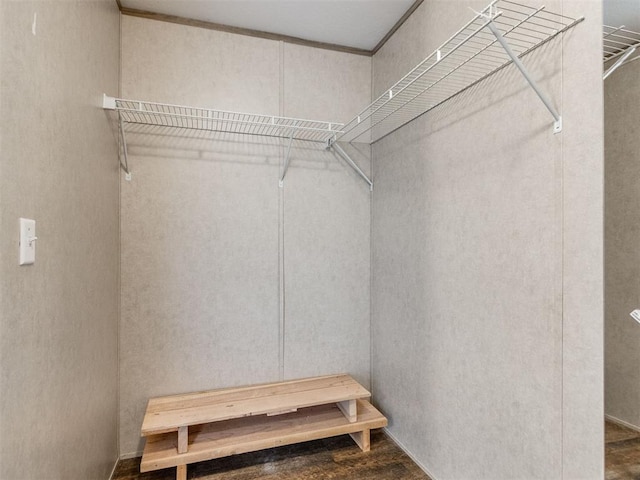 27795 N 2880th Rd, Kingfisher, OK 73750 - spacious closet with wood finished floors