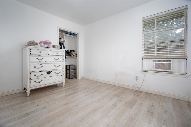 7712 Timber Creek Dr, Choctaw, OK 73020 - unfurnished bedroom with light wood-style floors and baseboards