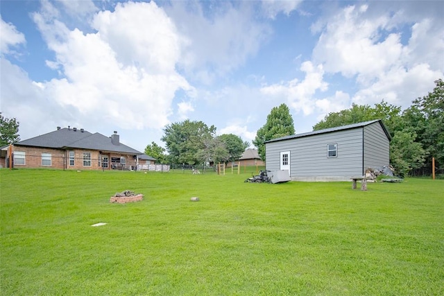 7712 Timber Creek Dr, Choctaw, OK 73020 - view of grassy yard