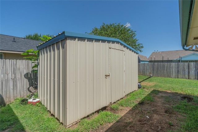 957 N Windermere Dr, Moore, OK 73160 - view of shed with a fenced backyard