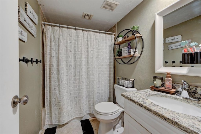 625 N Ramblin Oaks Dr, Moore, OK 73160 - bathroom with vanity and shower / bath combination with curtain