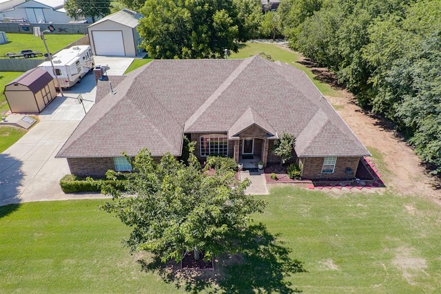 4700 SE 118th St, Oklahoma City, OK 73165 - aerial view of property and surrounding area