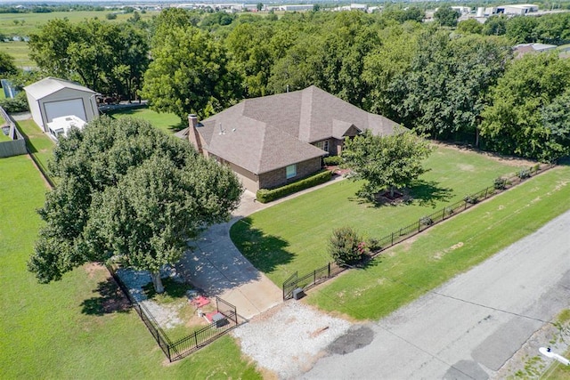 4700 SE 118th St, Oklahoma City, OK 73165 - aerial view of property and surrounding area