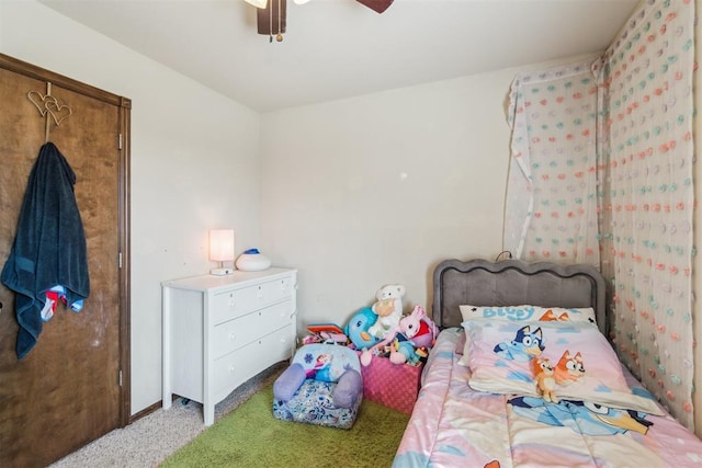 3730 Ruby Rdg, Piedmont, OK 73078 - bedroom with carpet and a ceiling fan