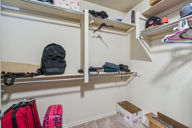 3730 Ruby Rdg, Piedmont, OK 73078 - walk in closet featuring carpet
