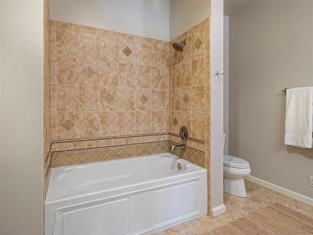 3325 Winding Creek Cir, Edmond, OK 73034 - full bathroom featuring shower / tub combination and tile patterned flooring