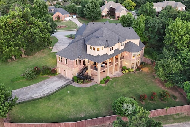 3325 Winding Creek Cir, Edmond, OK 73034 - aerial view of property and surrounding area
