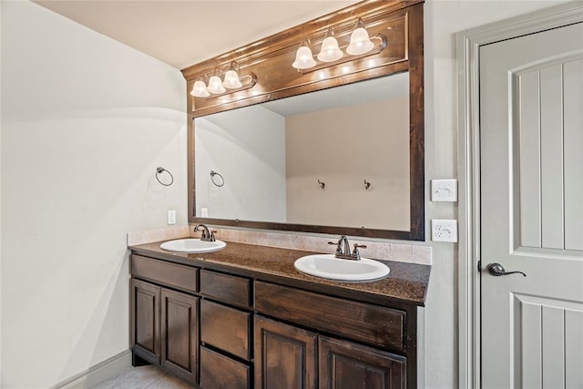 2828 Ryder Dr, Yukon, OK 73099 - bathroom with double vanity