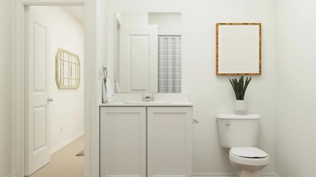 9100 SW 20th St, Oklahoma City, OK 73128 - bathroom featuring toilet and vanity