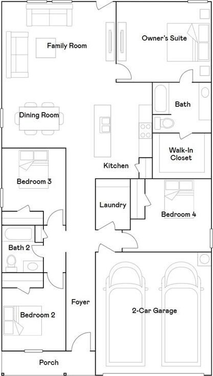 9100 SW 20th St, Oklahoma City, OK 73128 - view of floor plan / room layout