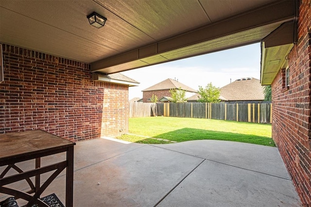 2429 NW 176th St, Edmond, OK 73012 - fenced backyard with a patio