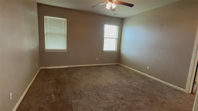 11321 NW 102nd St, Yukon, OK 73099 - spare room with carpet flooring and ceiling fan