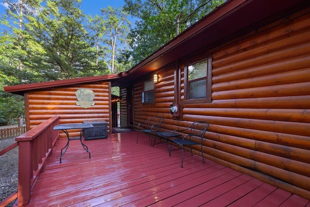 17 Halibut Bay Rd, Broken Bow, OK 74728 - view of deck