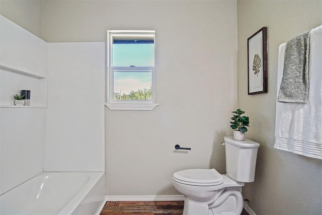 102078 S 3480th Rd, Meeker, OK 74855 - bathroom with baseboards and wood finished floors