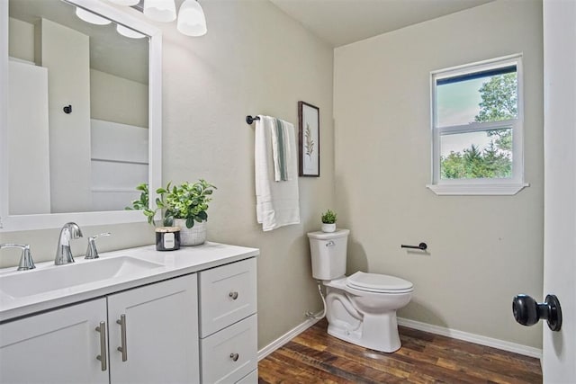 102078 S 3480th Rd, Meeker, OK 74855 - bathroom with vanity and wood finished floors