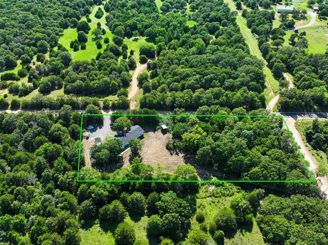 102078 S 3480th Rd, Meeker, OK 74855 - aerial view
