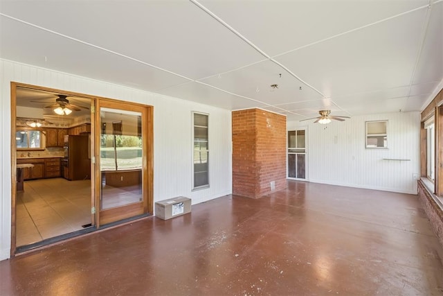 13722 NE 9th St, Choctaw, OK 73020 - view of unfurnished sunroom