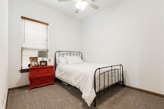 13 Ivory Dr, Yukon, OK 73099 - bedroom with carpet and ceiling fan