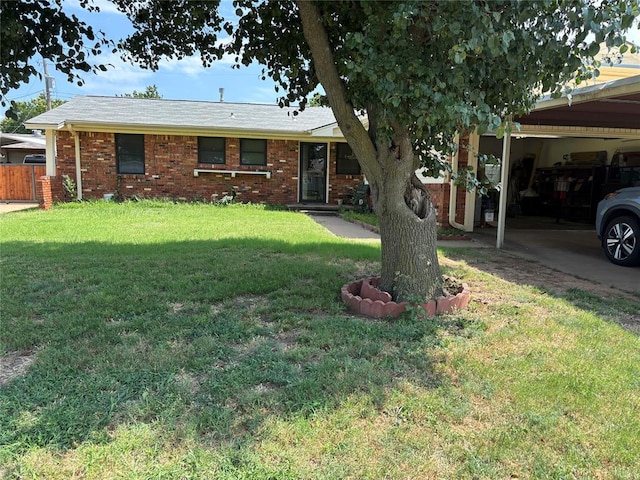 5612 NW 65th St, Warr Acres, OK 73132 - ranch-style house with brick siding