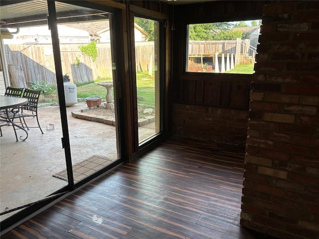 5612 NW 65th St, Warr Acres, OK 73132 - view of unfurnished sunroom
