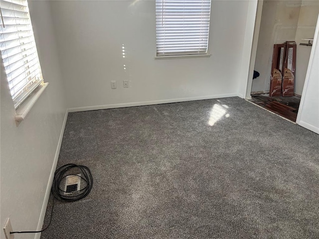 5612 NW 65th St, Warr Acres, OK 73132 - spare room with baseboards and carpet
