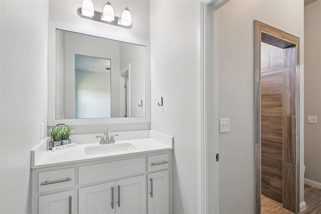 12825 SW 26th St, Yukon, OK 73099 - bathroom featuring vanity