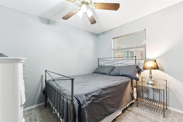 815 W 7th St, Edmond, OK 73003 - bedroom featuring carpet and ceiling fan