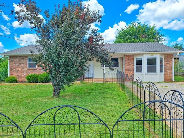 2901 Maple Ln, Edmond, OK 73034 - single story home featuring brick siding and a shingled roof