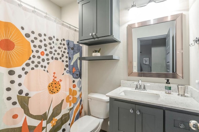833 Gathering Leaves Way Unit 9183810100, Edmond, OK 73034 - bathroom featuring vanity and curtained shower