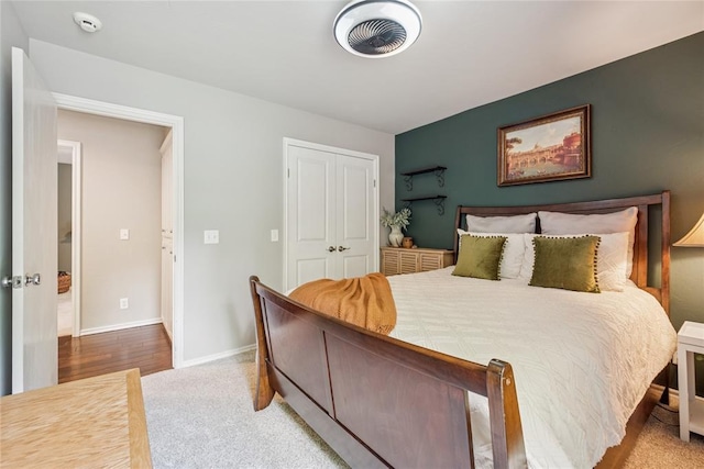 1241 NW 183rd St, Edmond, OK 73012 - bedroom with a closet and carpet flooring