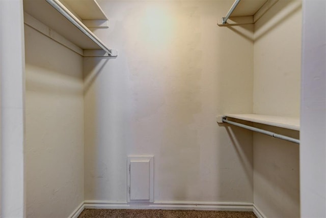 9909 Summerhill Ln, Yukon, OK 73099 - spacious closet with carpet floors