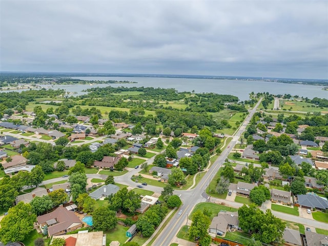 3700 N Edgewater Dr, Oklahoma City, OK 73116 - aerial view of residential area with a nearby body of water