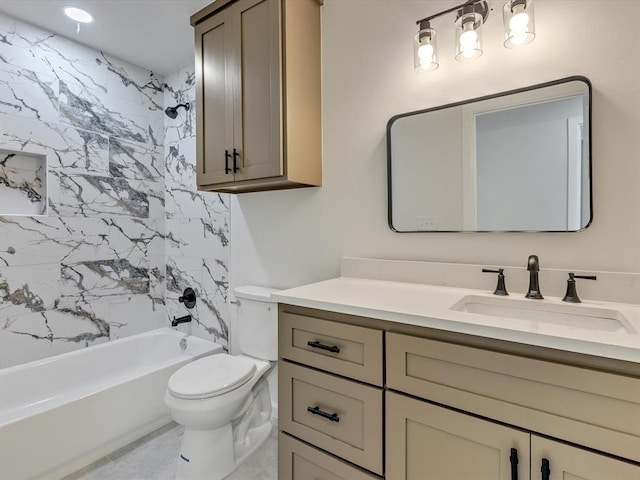 1609 NE 26th St, Oklahoma City, OK 73111 - full bathroom with vanity and bathing tub / shower combination