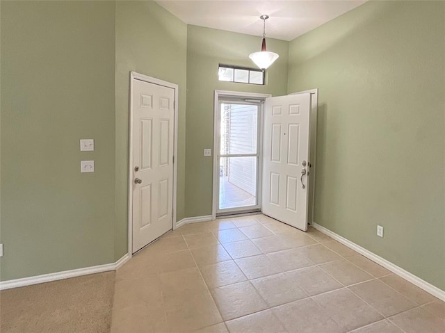 10201 Pinckney Ct, Oklahoma City, OK 73162 - entrance foyer with baseboards and light tile patterned floors