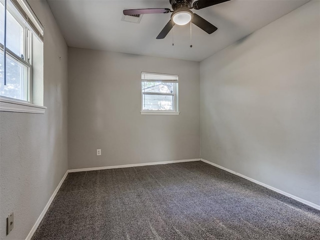 528 Sweetbough St, Jones, OK 73049 - carpeted empty room with a ceiling fan and baseboards