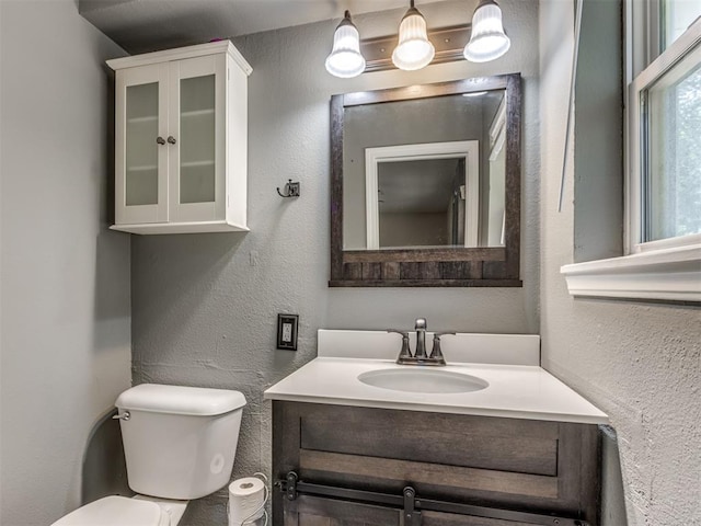 528 Sweetbough St, Jones, OK 73049 - bathroom with vanity and a textured wall